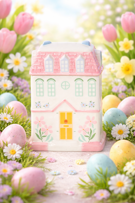 Pastel House Oil Burner and Wax Warmer