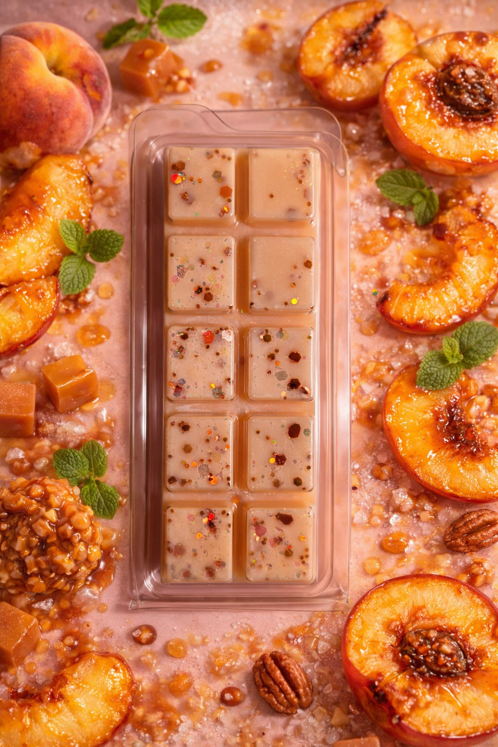 Caramelised Peaches Wax Melt Bar