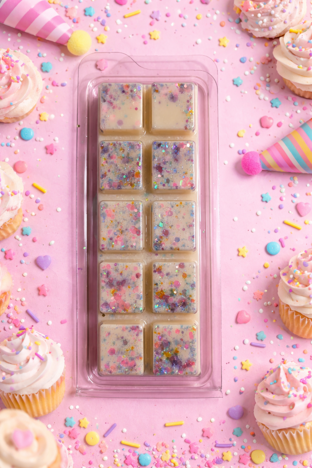 Sprinkled Birthday Cake Wax Melt Bar