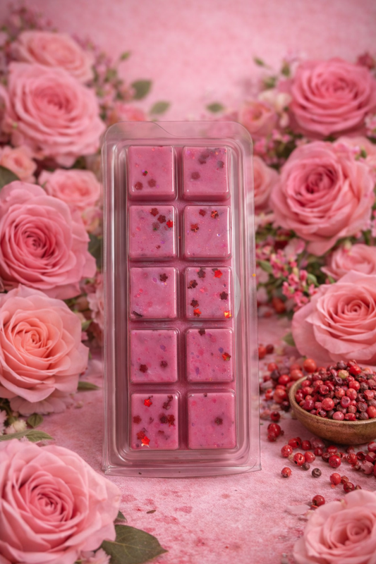 Winter Rose and Pink Pepper Wax Melt Bar