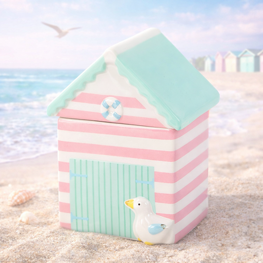 Pastel Beach Hut Oil Burner - IMPERFECTIONS