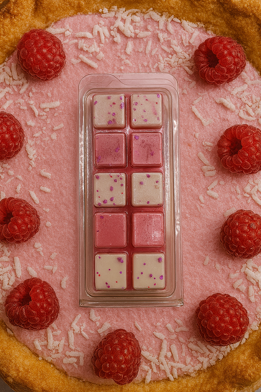 Raspberry Coconut Cake Wax Melt Bar