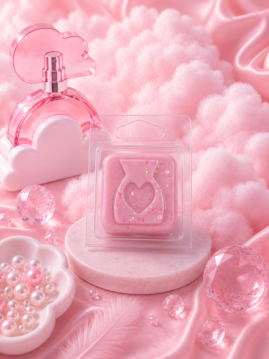 Pink Clouds Wax Melt Sample | Strong Scented Soy Wax Melts UK