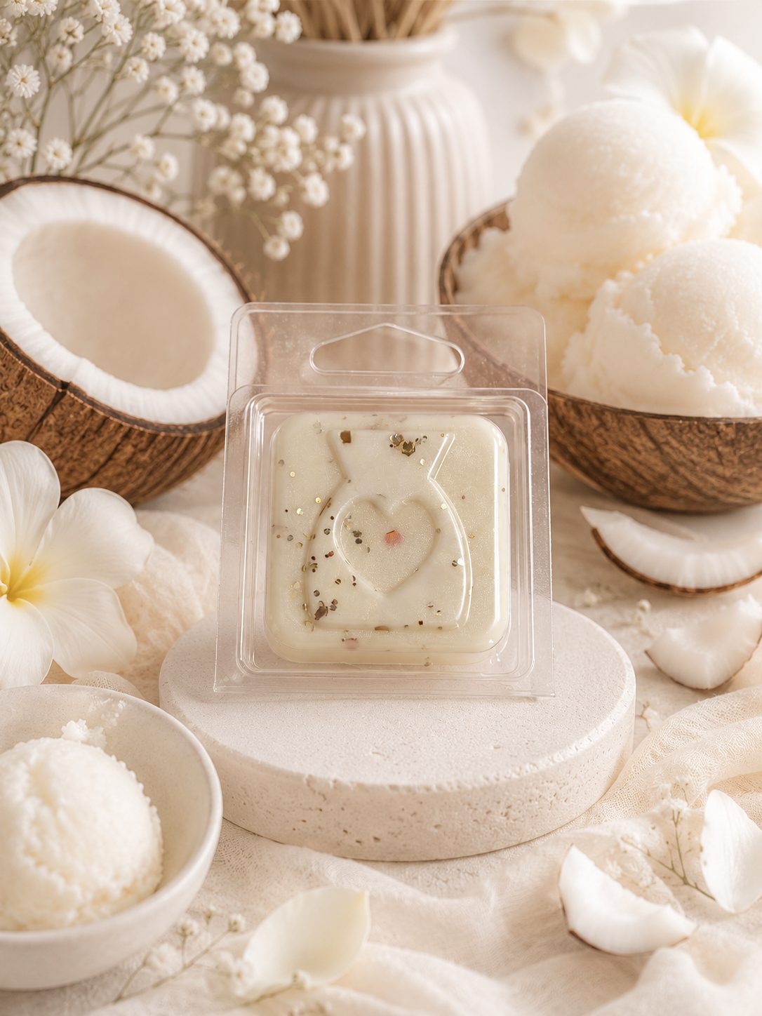 Vanilla Coconut Sorbet Wax Melt Sample
