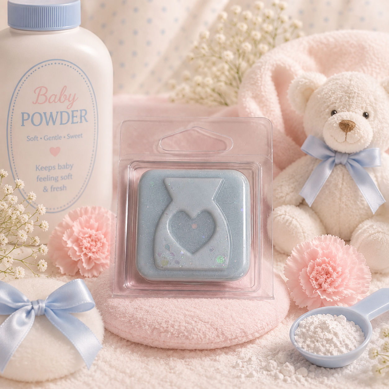 Baby Powder Wax Melt Sample