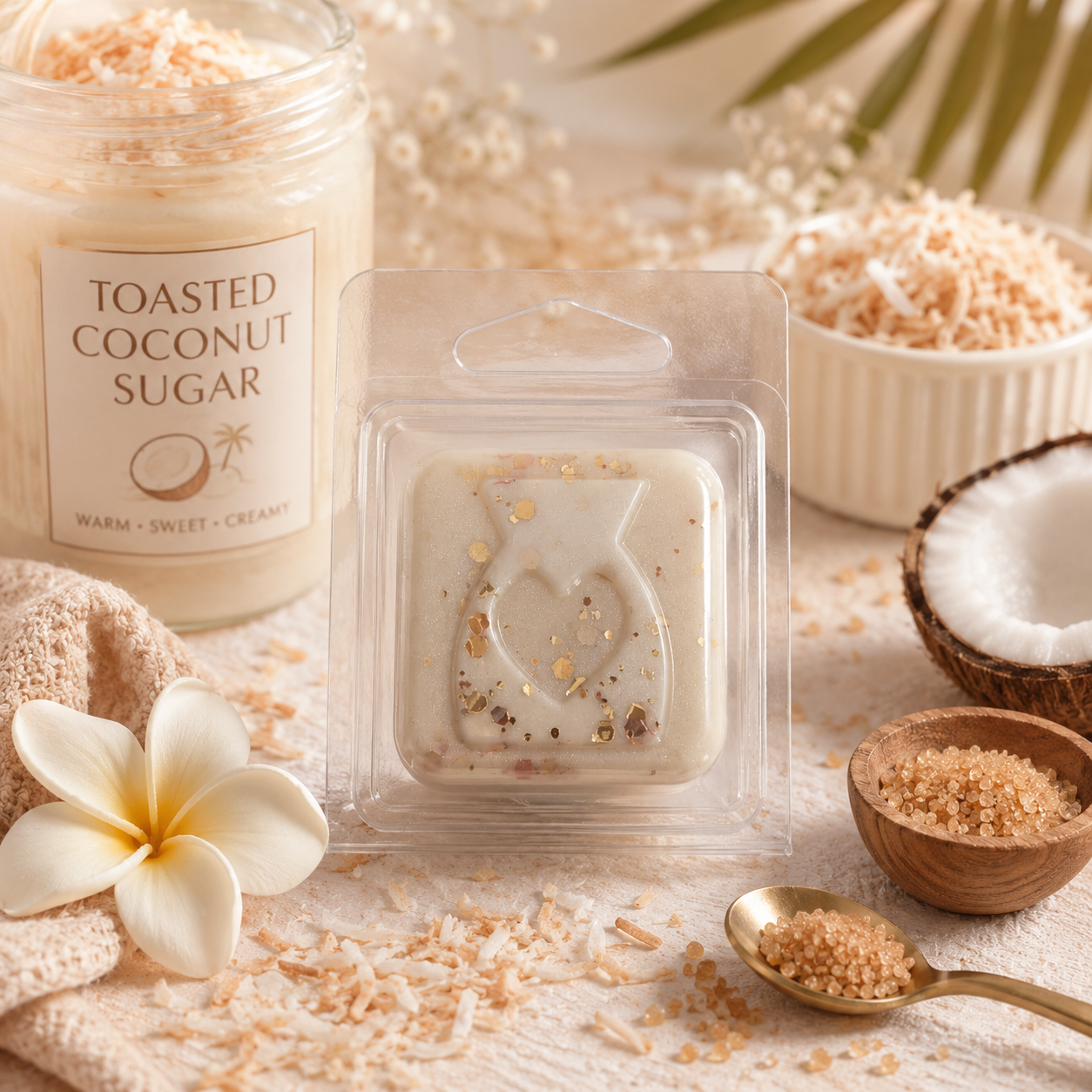 Toasted Coconut Sugar Wax Melt Sample