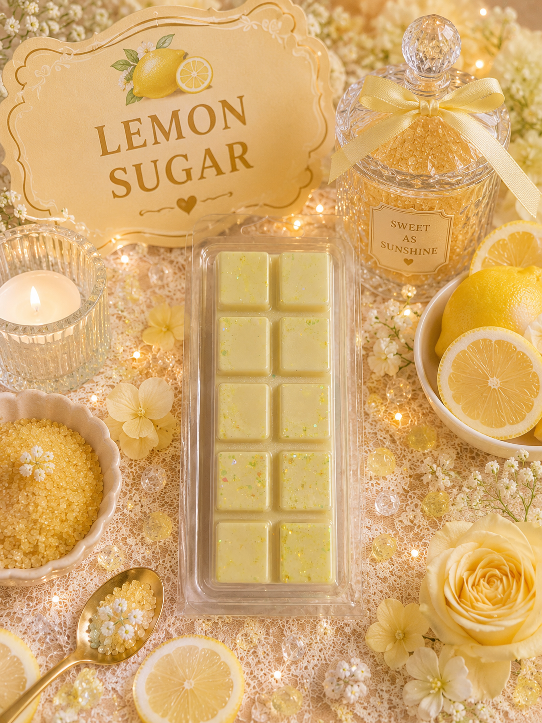 Lemon Sugar Wax Melt Bar