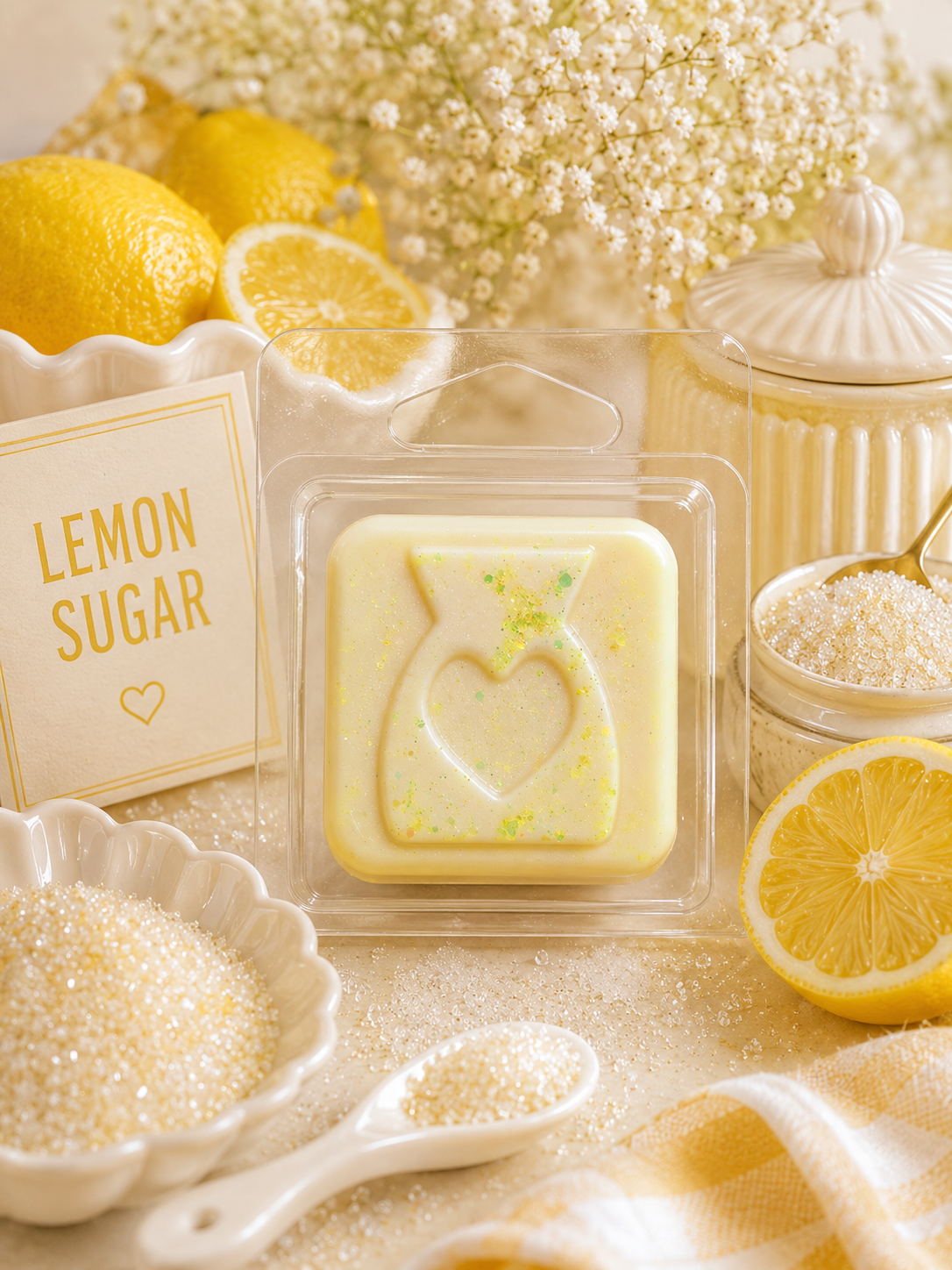 Lemon Sugar Wax Melt Sample