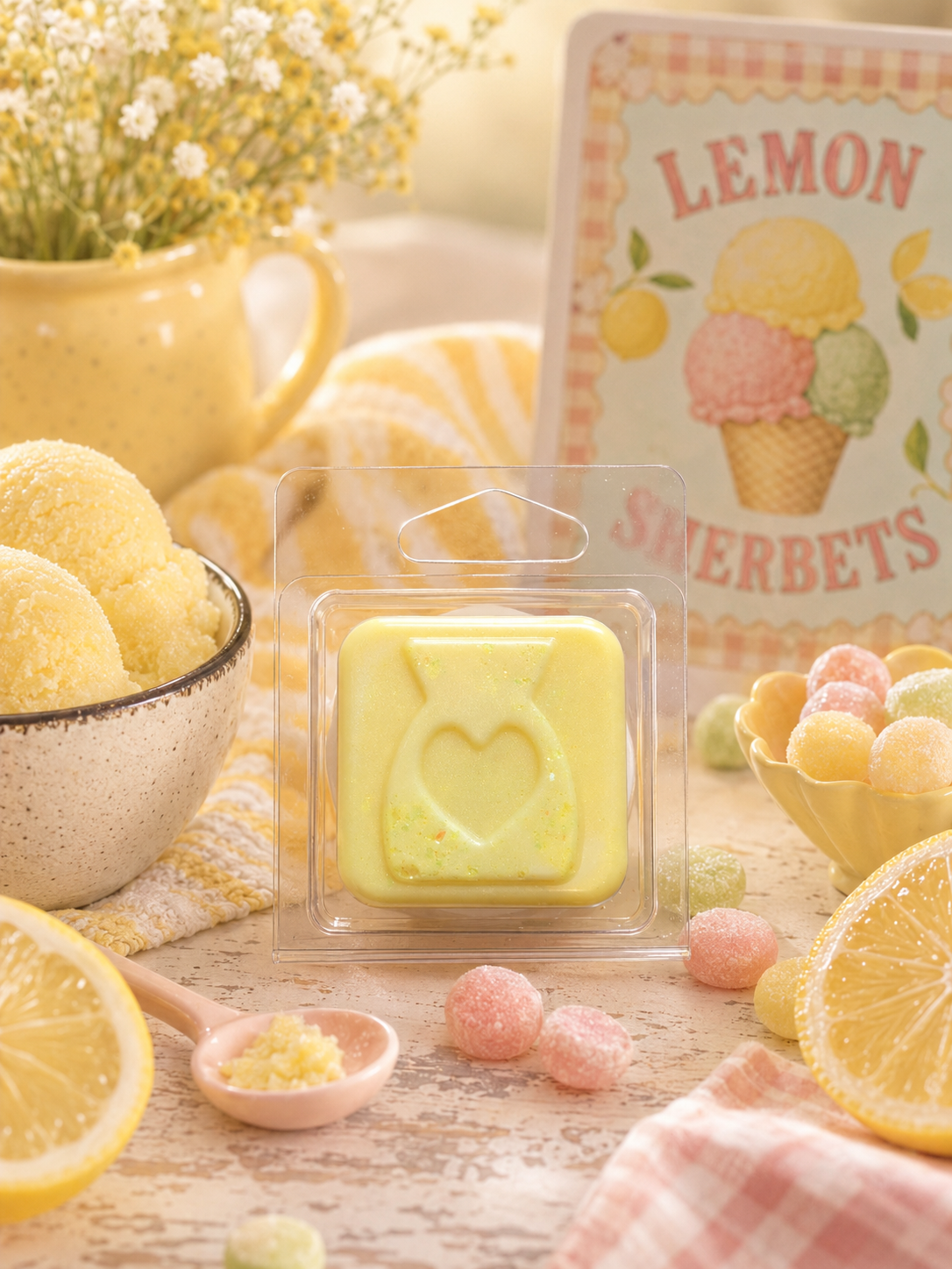 Lemon Sherbets Wax Melt Sample