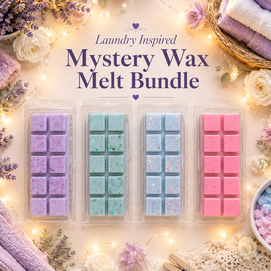 Mystery Laundry Wax Melt Bar Bundle | Strong Scented Soy Wax Melts UK