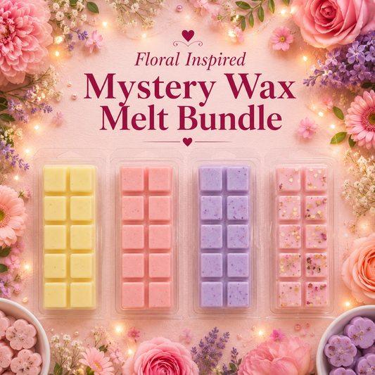 Mystery Floral Wax Melt Bar Bundle | Strong Scented Soy Wax Melts UK