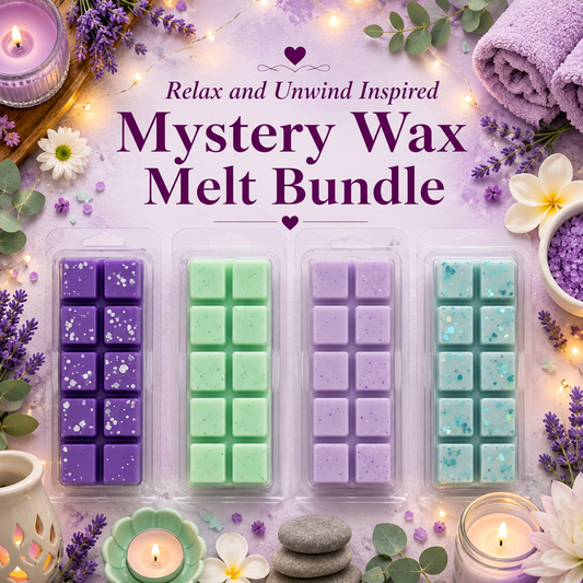 Mystery Relax and Unwind Wax Melt Bar Bundle | Strong Scented Soy Wax Melts UK