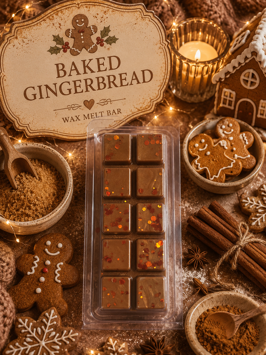Baked Gingerbread Wax Melt Bar
