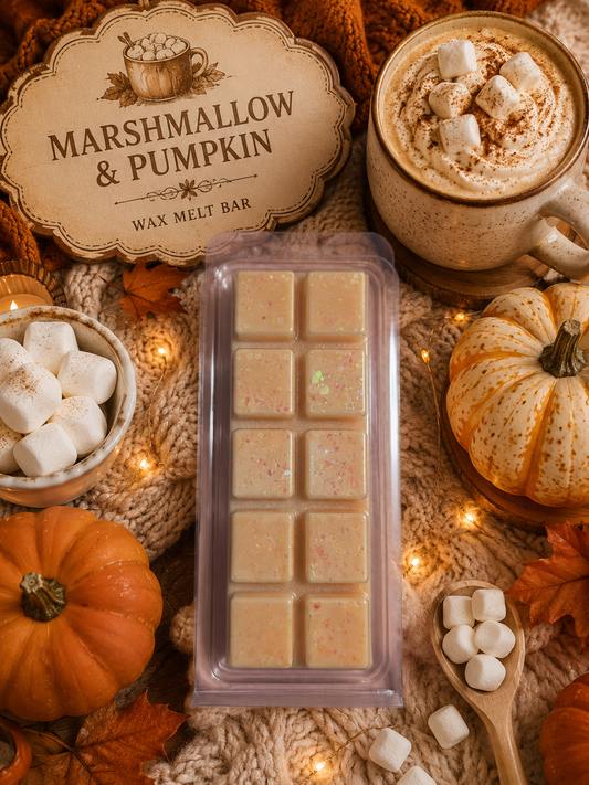 Marshmallow and Pumpkin Wax Melt Bar