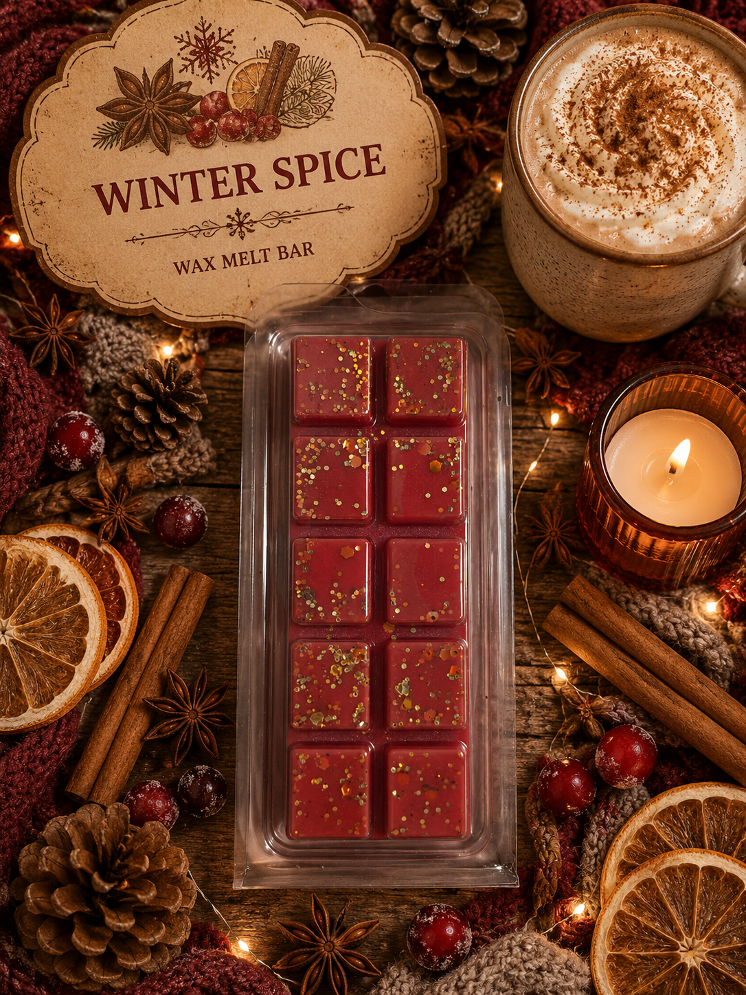 Winter Spice Wax Melt Bar