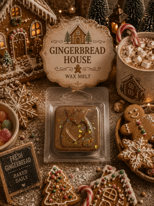 Gingerbread House Wax Melt Sample
