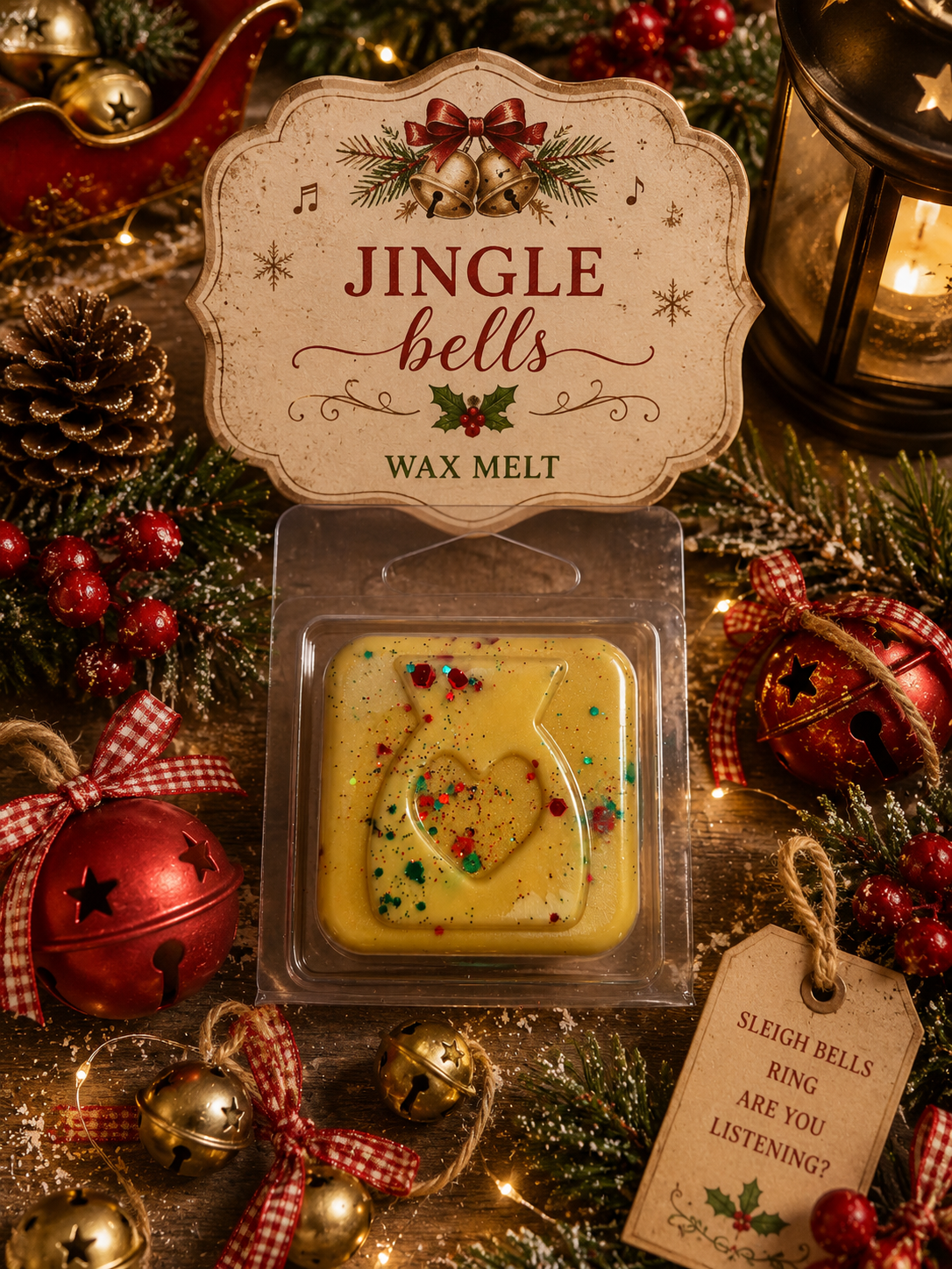 Jingle Bells Wax Melt Sample