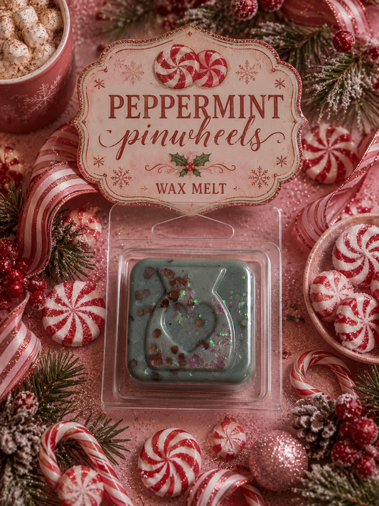 Peppermint Pinwheels Wax Melt Sample
