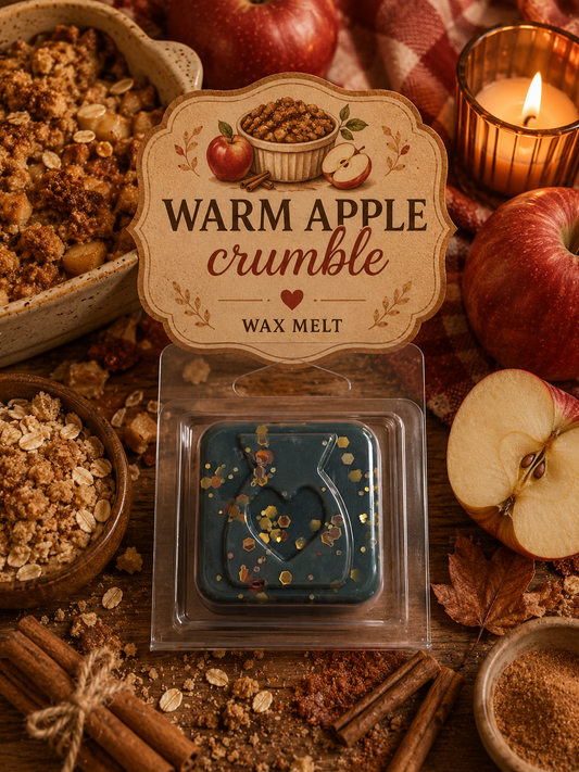 Warm Apple Crumble Wax Melt Sample