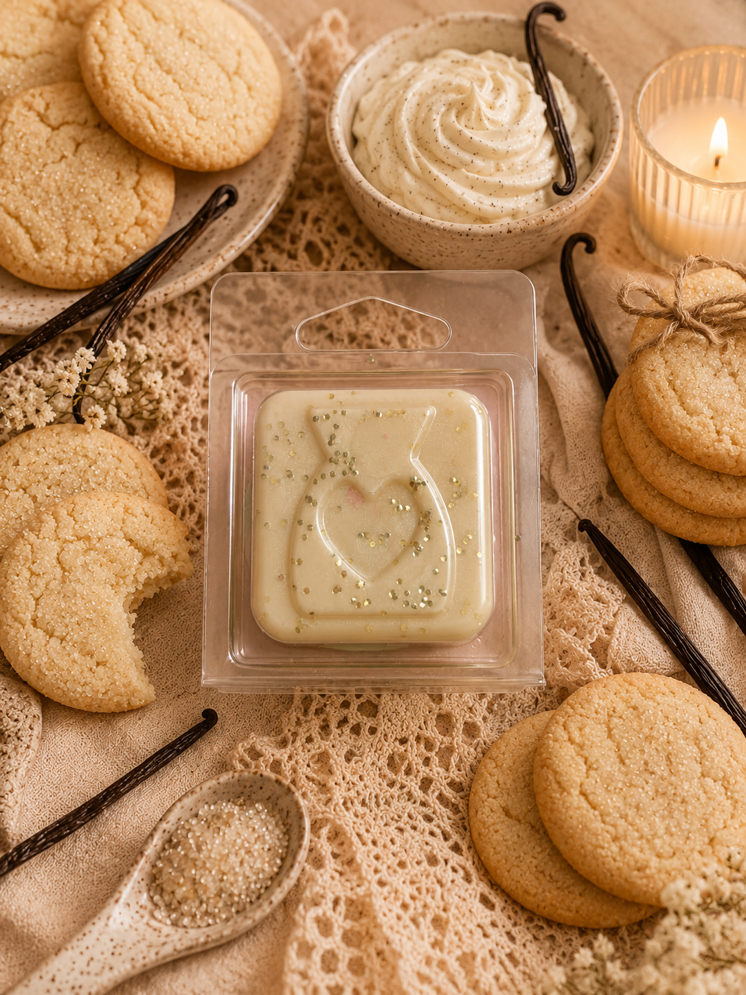 Vanilla Cookie Wax Melt Sample