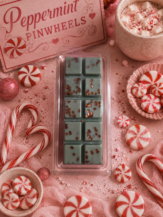 Peppermint Pinwheels Wax Melt Bar