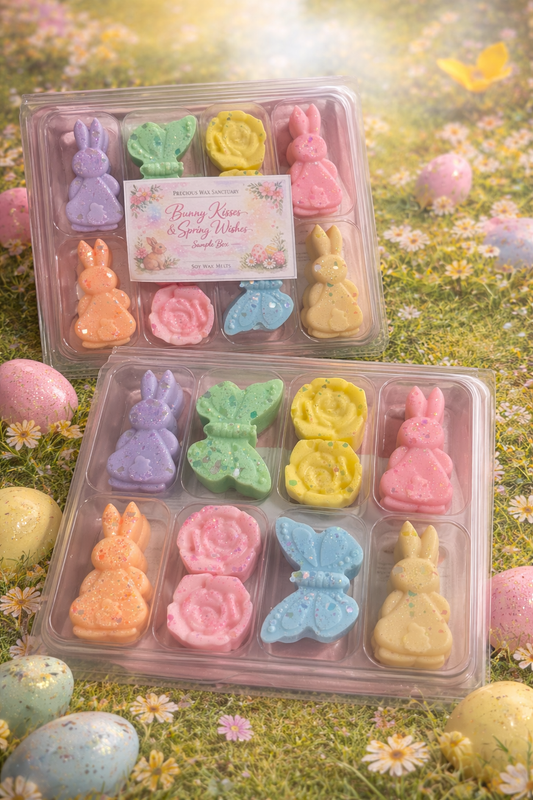 Bunny Kisses and Spring Wishes Wax Melt Sample Box