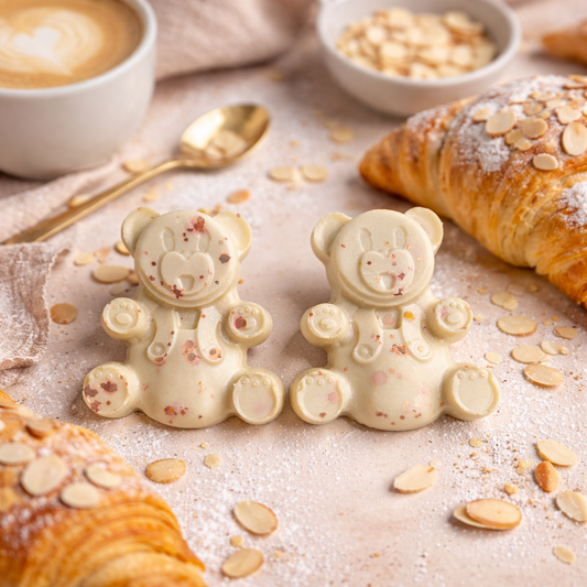 Almond Croissant Bear Wax Melt Shapes