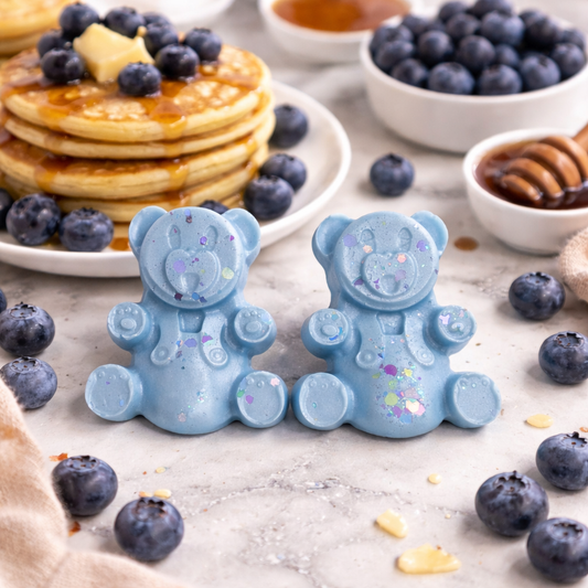 Blueberry Pancakes Bear Wax Melt Shapes