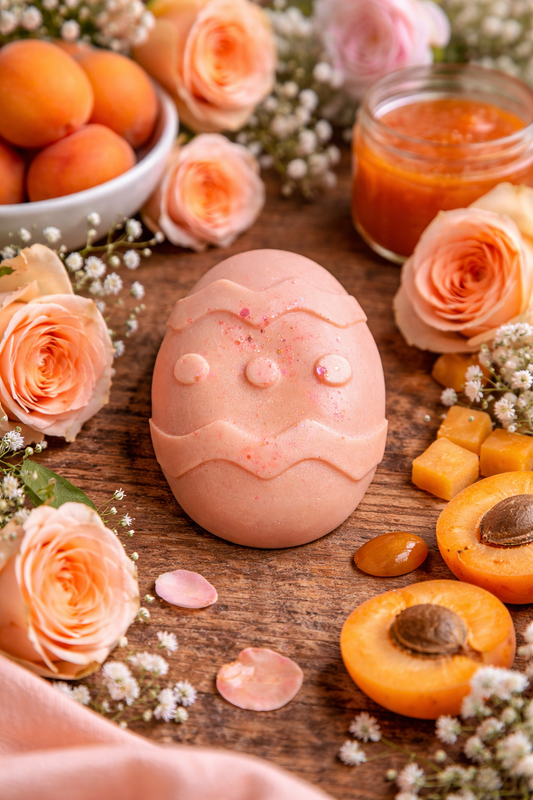 Sun-Drenched Apricot Rose Wax Melt Shape