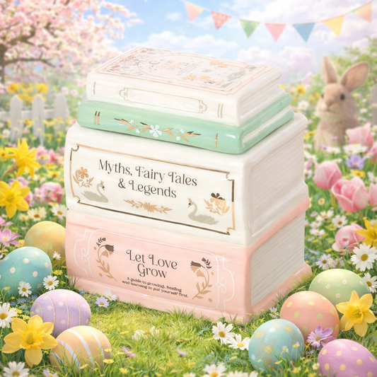 Book Stack Oil Burner