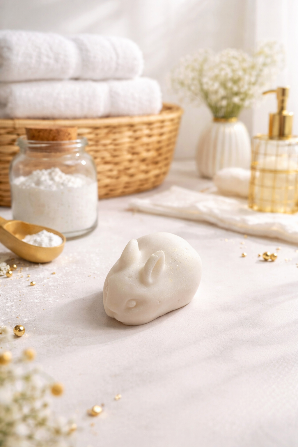Vanilla Sparkle Wax Melt Bunny
