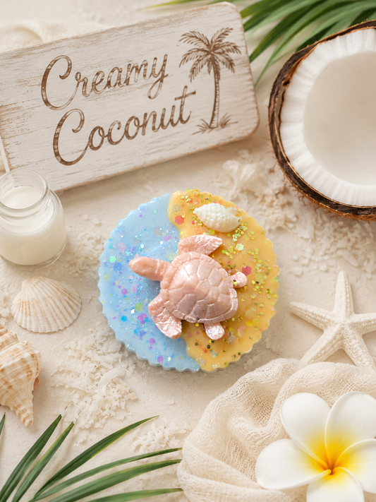 Creamy Coconut Wax Melt Shape