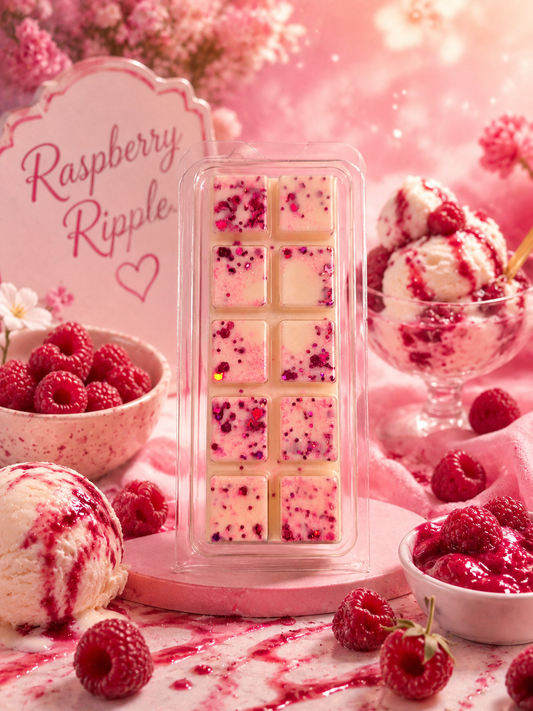 Raspberry Ripple Wax Melt Bar