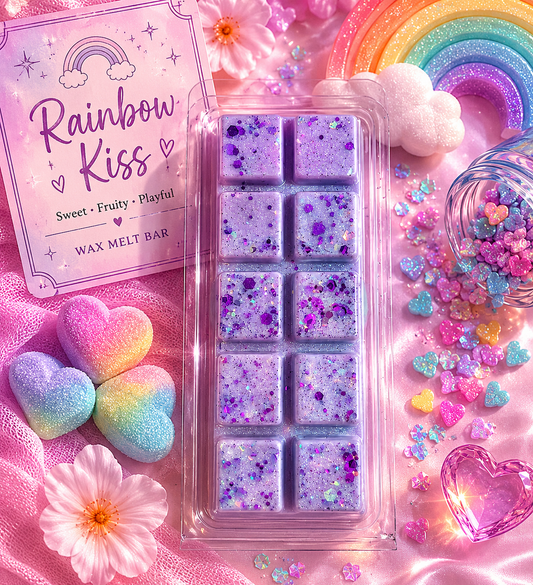 Rainbow Kiss Wax Melt Bar WAXIDENT