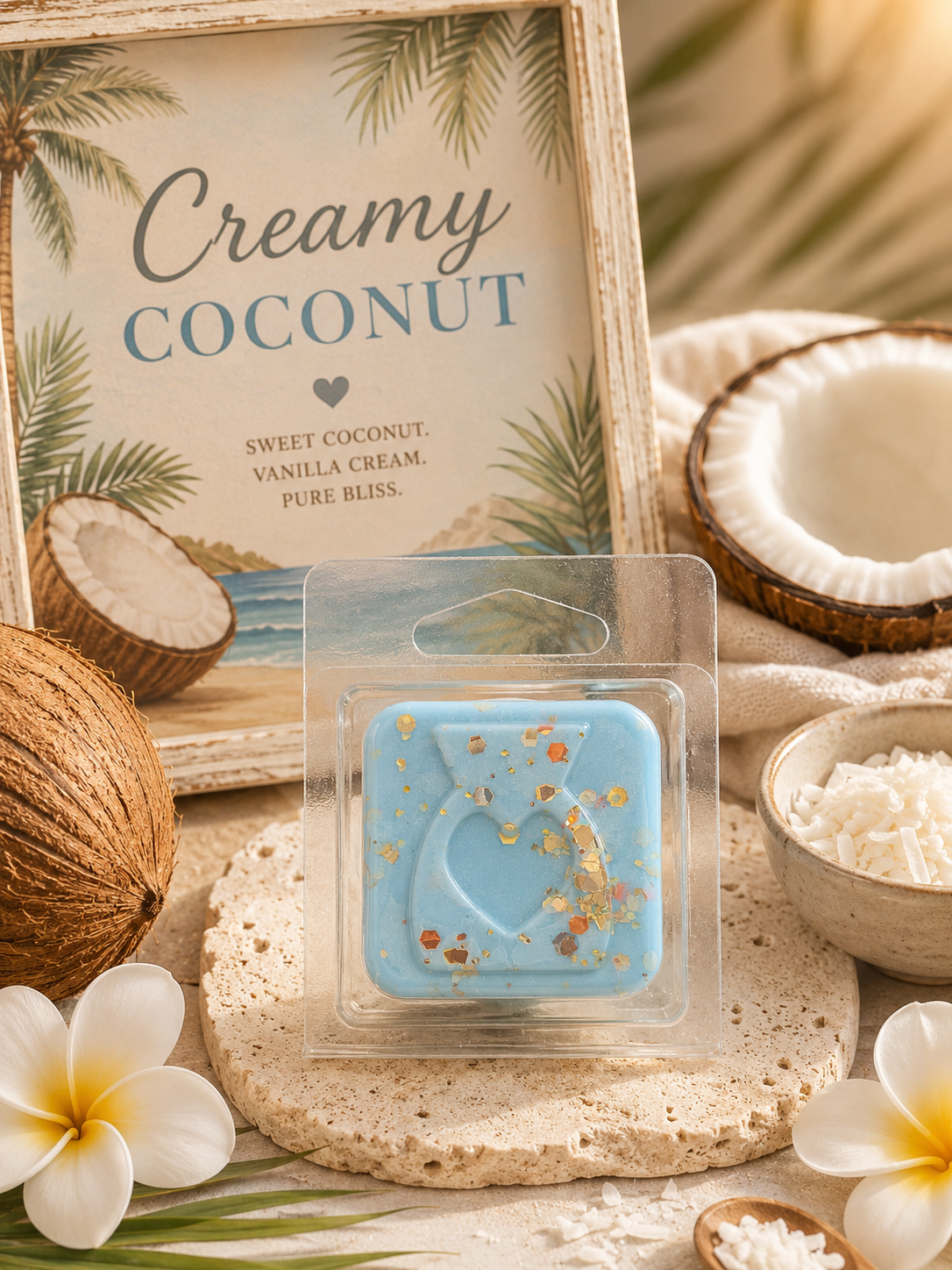 Creamy Coocnut Wax Melt Sample