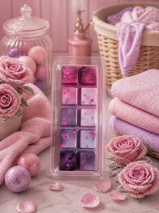 Frosted Rose Wonderland Soy Wax Melt Bar