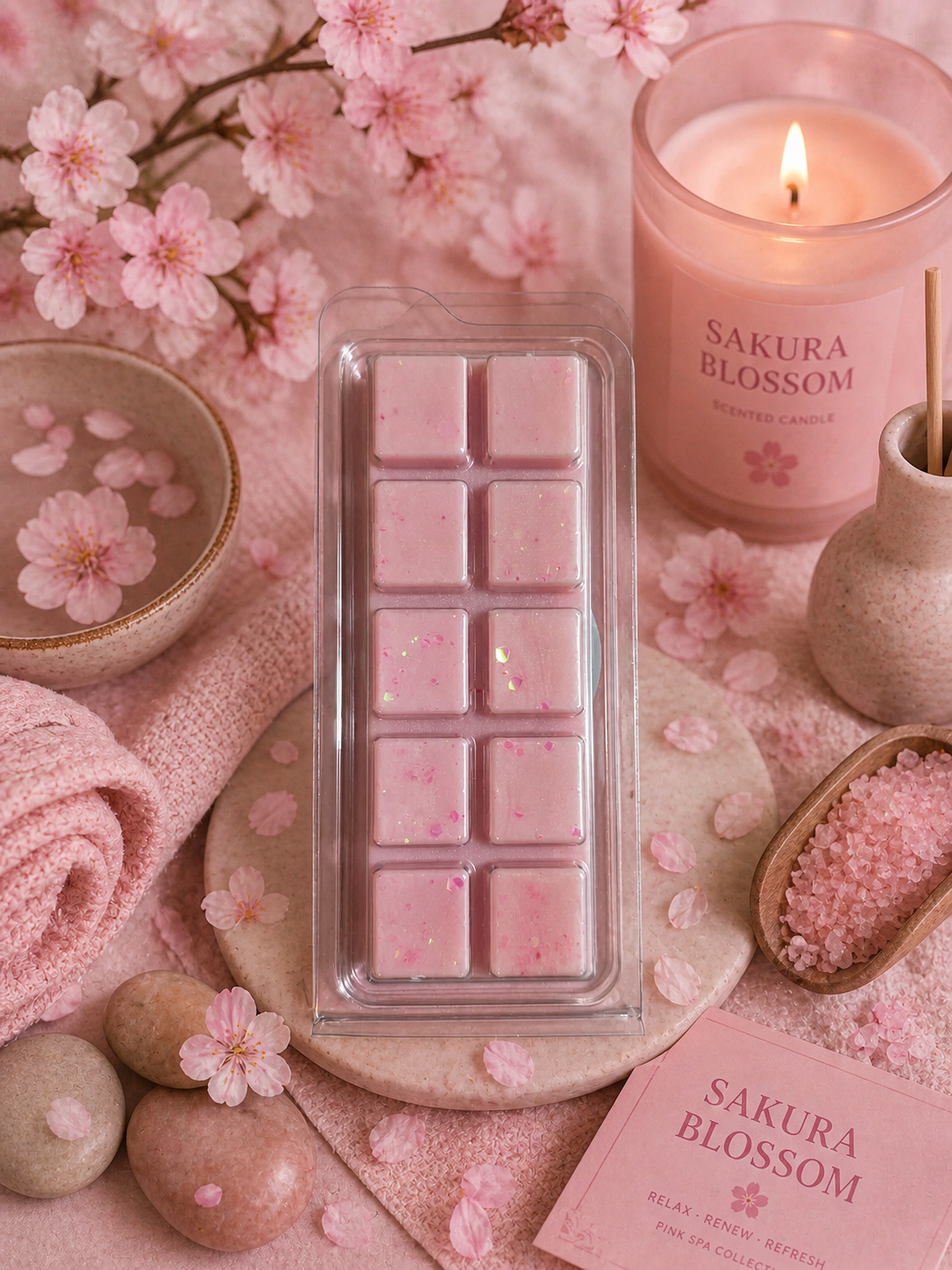 Sakura Wax Melt | Strong Scented Soy Wax Melts UK