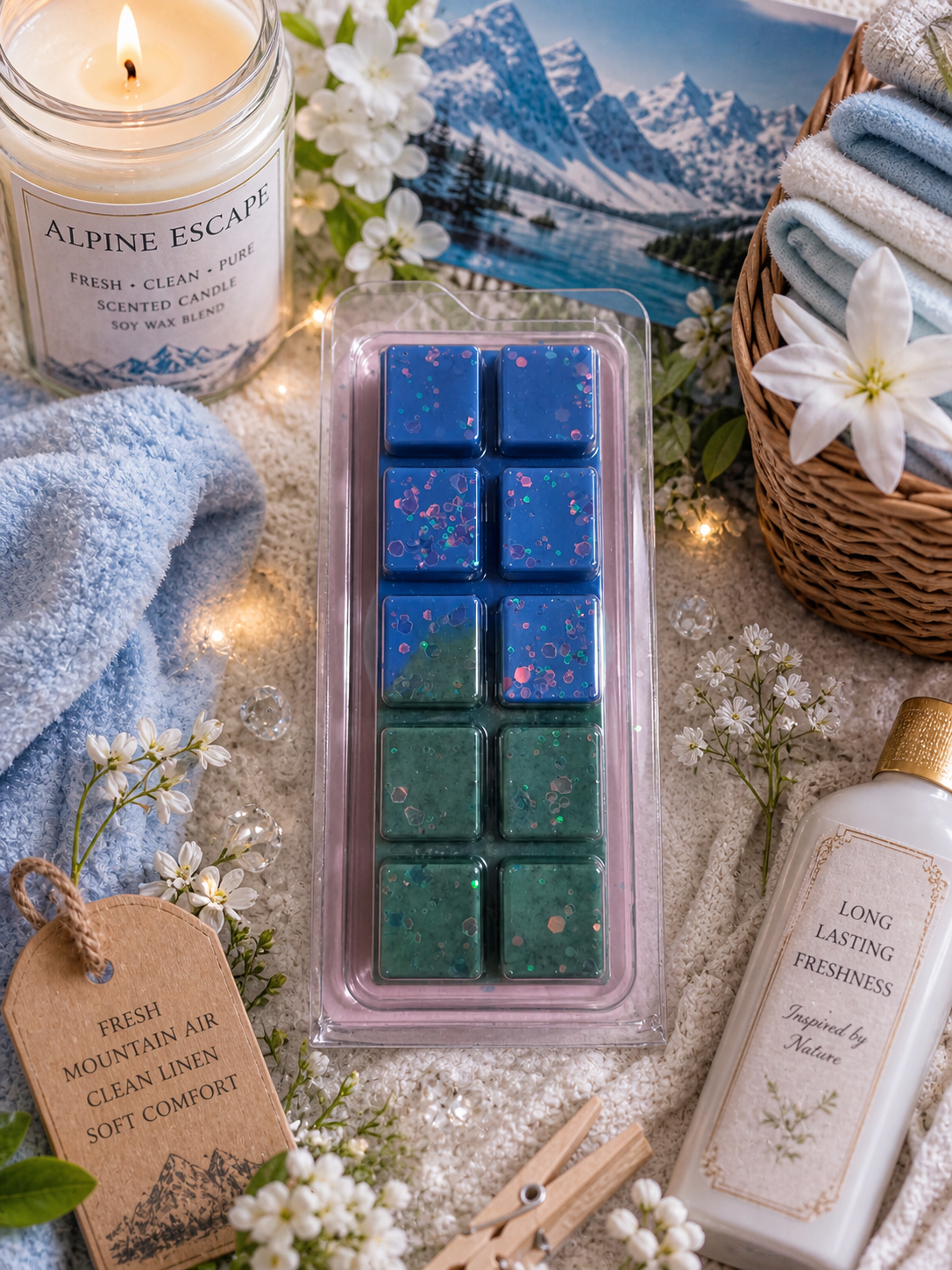 Alpine Escape Wax Melt | Strong Scented Soy Wax Melts UK