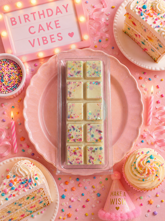Sprinkled Birthday Cake Wax Melt Bar