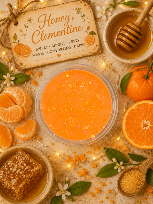 Honey Clementine Wax Melt Pot
