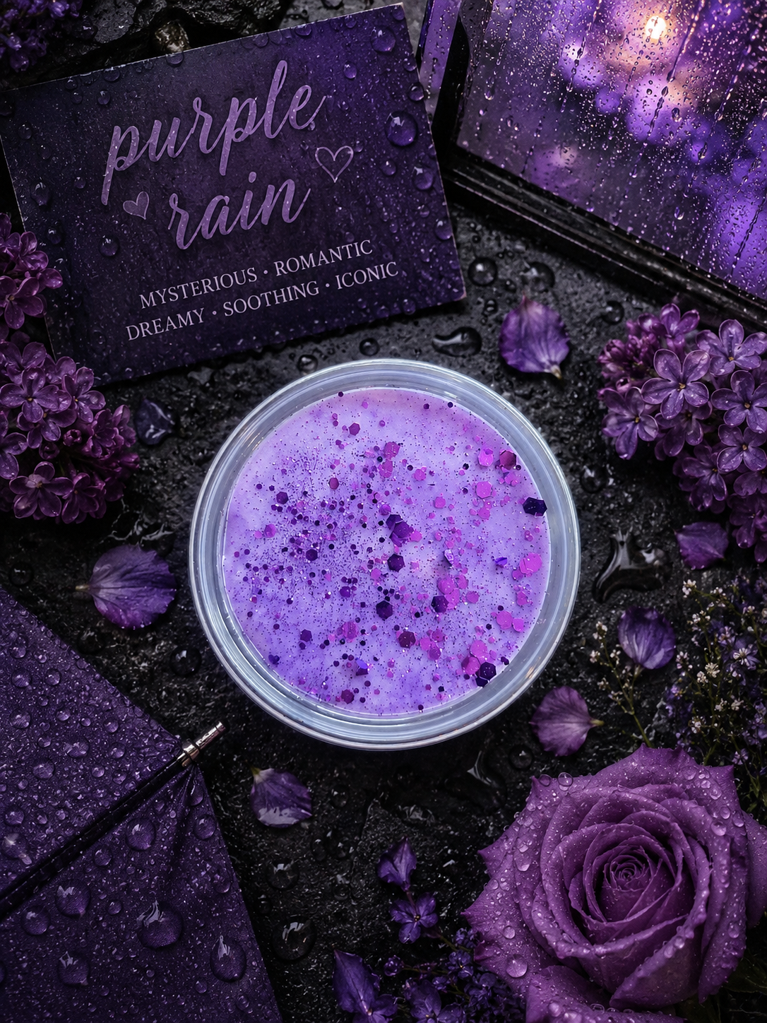 Purple Rain Wax Melt Pot