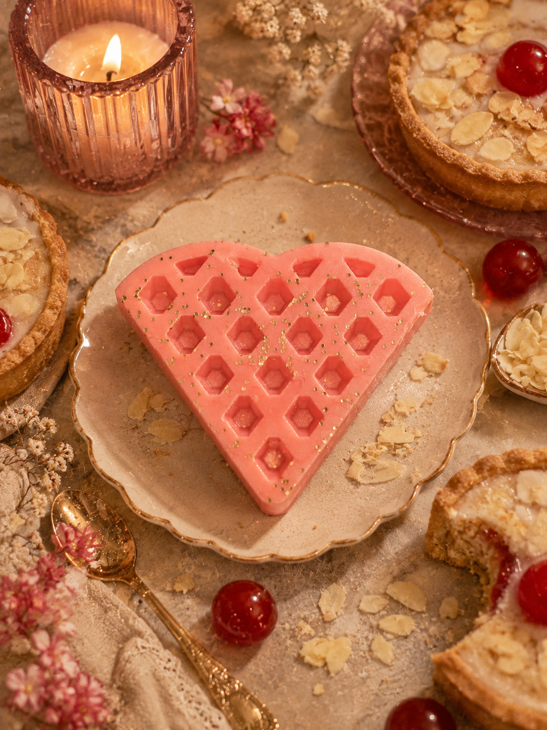 Bakewell Tart Wax Melt Shape