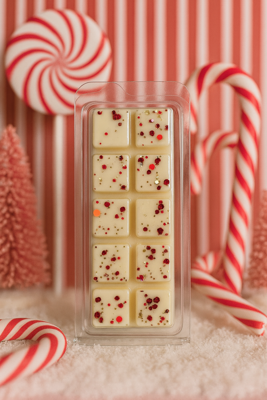 Candy Cane and Cosy Vanilla Wax Melt Bar
