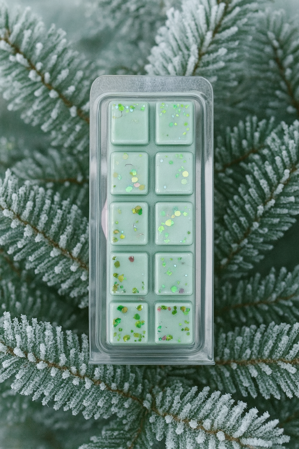 Frosted Evergreen Wax Melt Bar