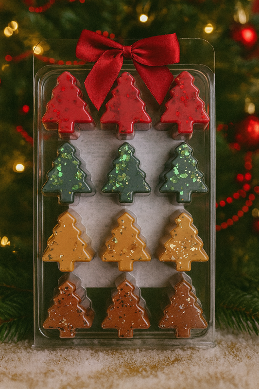 Traditional Christmas Tree 12 Wax Melt Cavity Gift Set