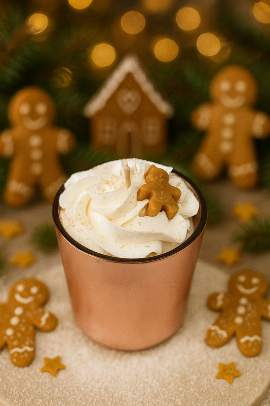 Gingerbread Brûlée Decorative Candle