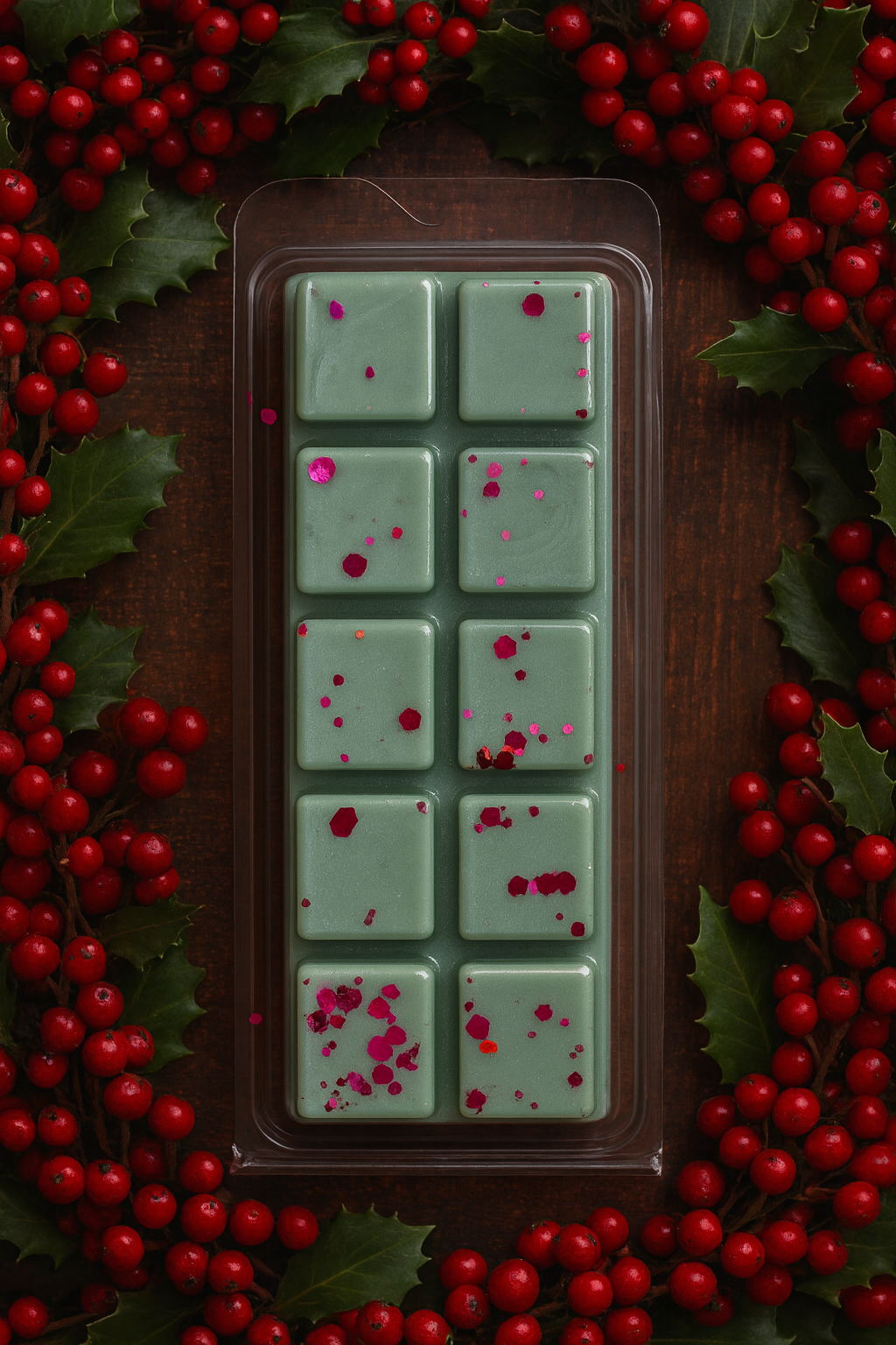 Santa's Berry Wreath Wax Melt Bar