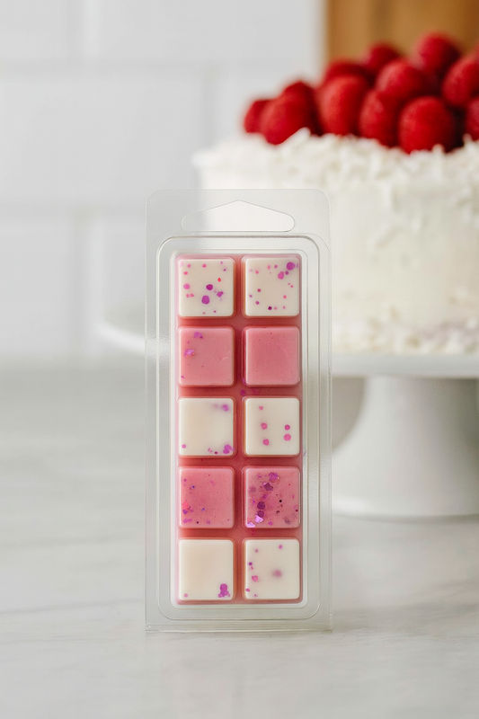 Raspberry Coconut Cake Wax Melt Bar