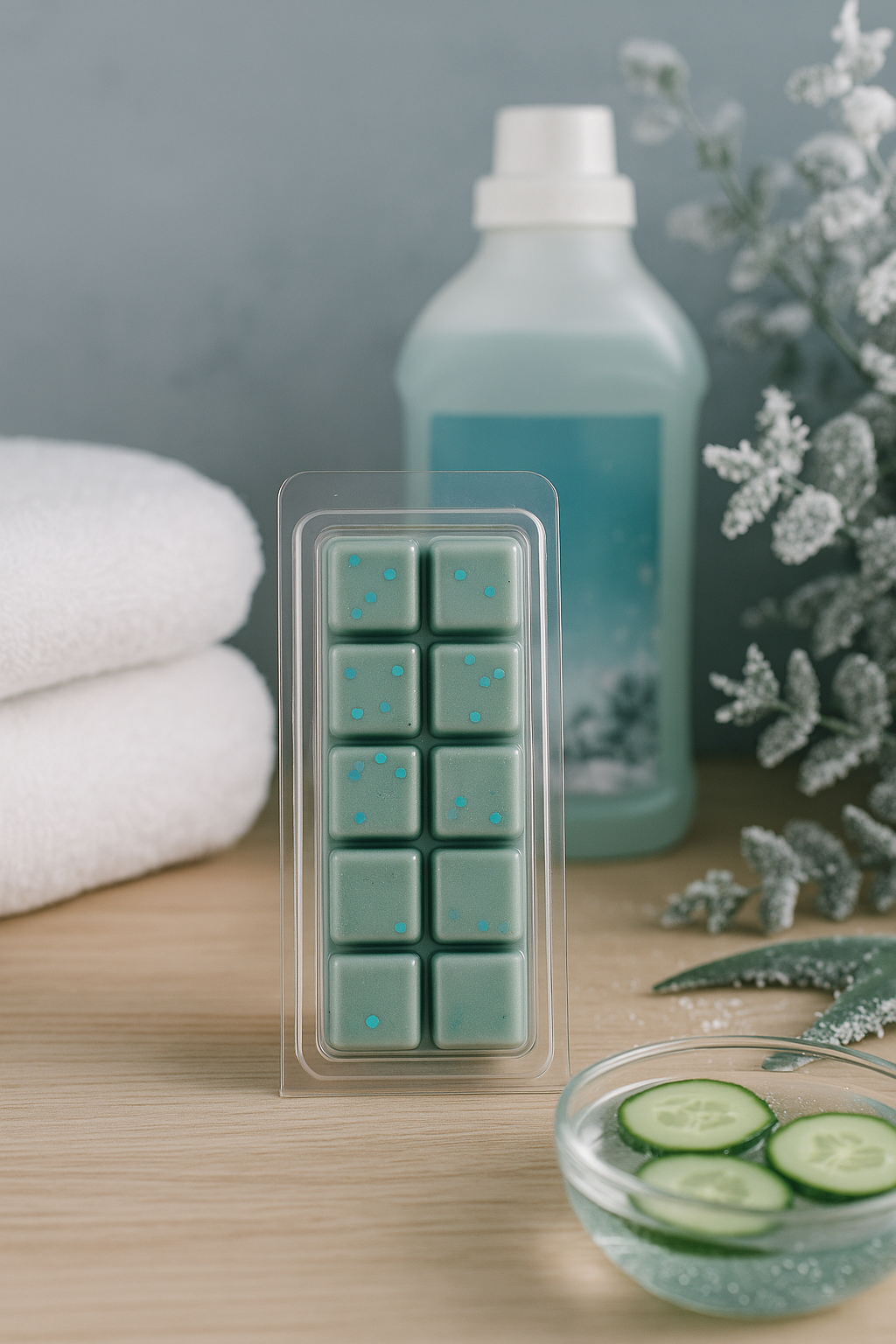 Frosted Eucalyptus Wax Melt Bar WAXIDENT