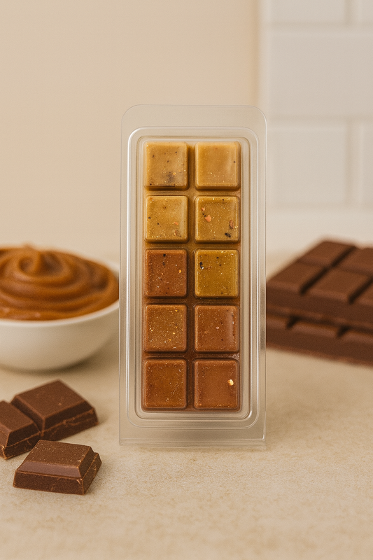 Caramel Chocolate Swirl Soy Wax Melt Bar